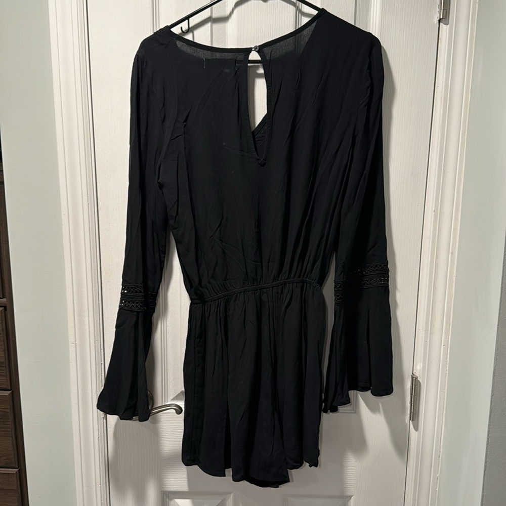 Hollister black medium romper